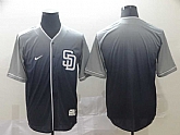 Padres Blank Gray Drift Fashion Jersey (1),baseball caps,new era cap wholesale,wholesale hats